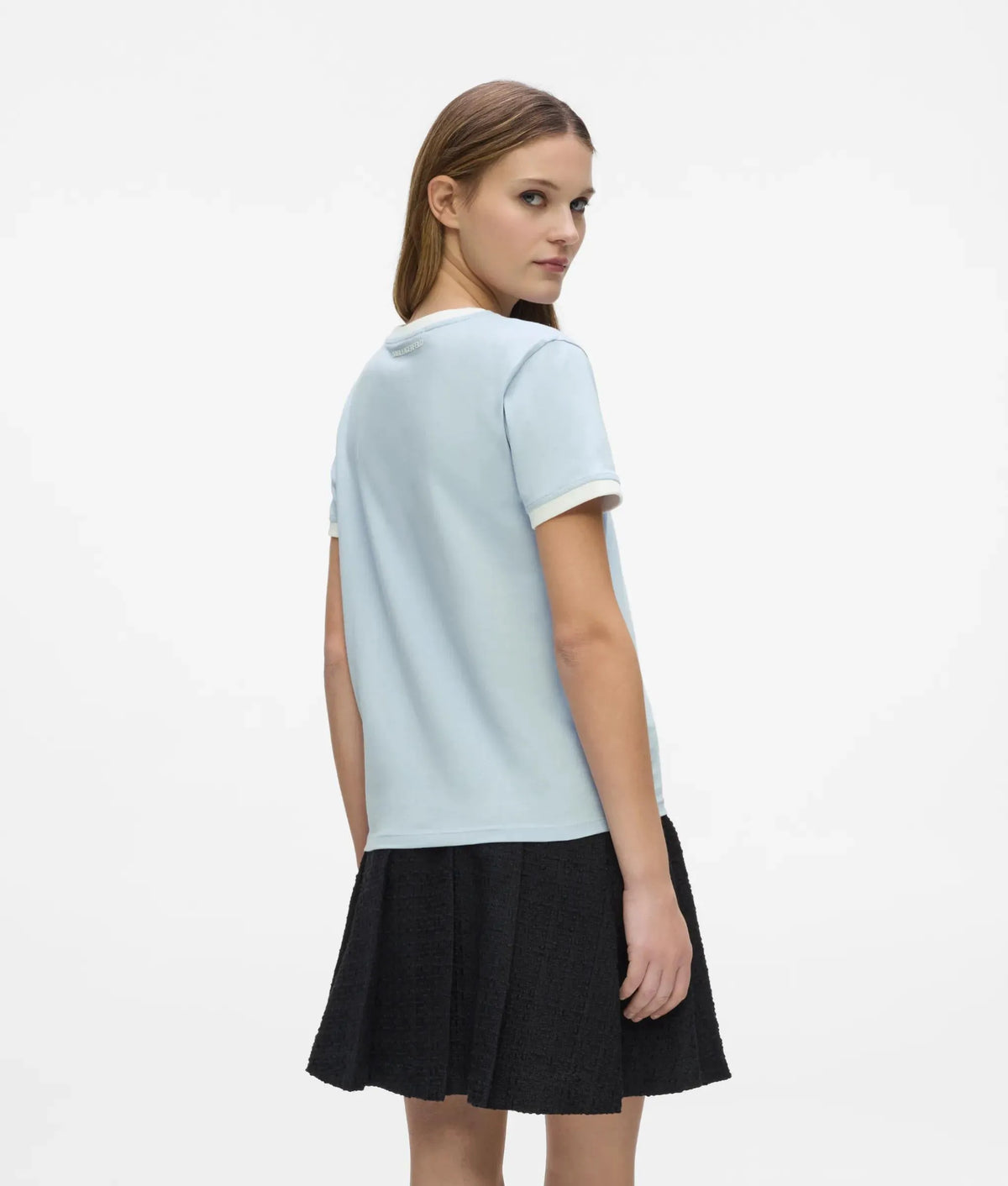 Ikon contrast piping T-shirt