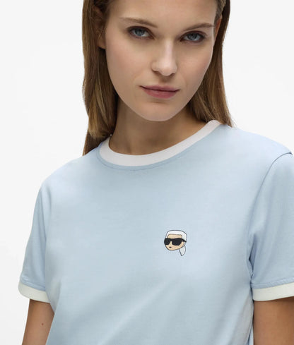 Ikon contrast piping T-shirt