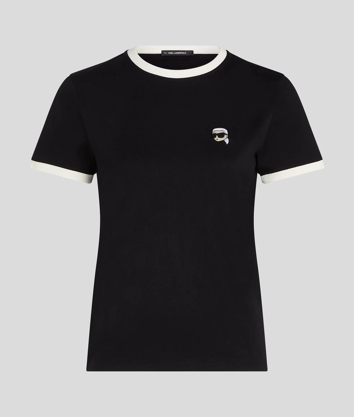 Ikon contrast piping T-shirt