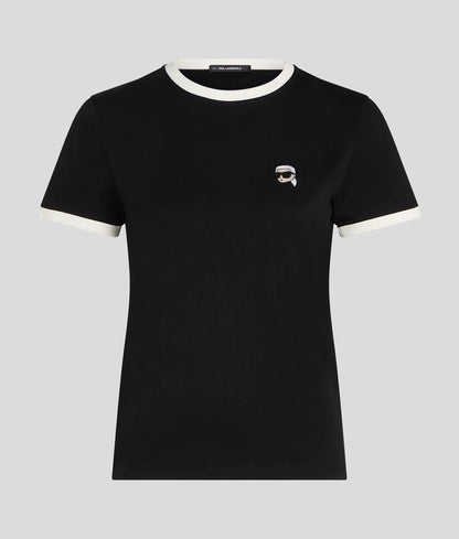 Ikon contrast piping T-shirt