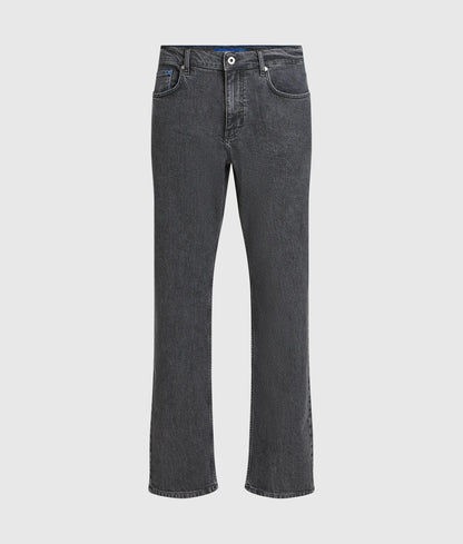Stone black straight jeans