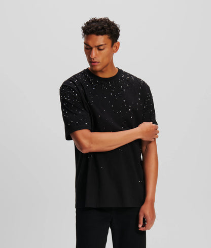 Rhinestone dégradé T-shirt
