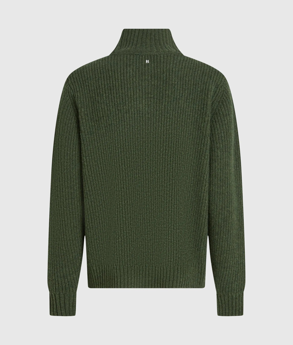 Half-zip turtleneck sweater