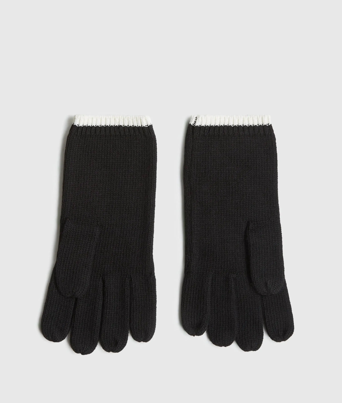 Logo knitted gloves