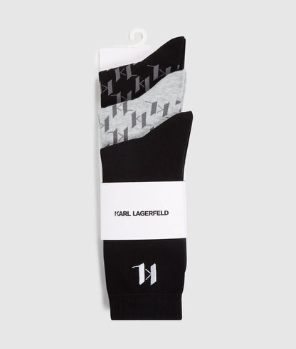 Monogram socks – 3-pack