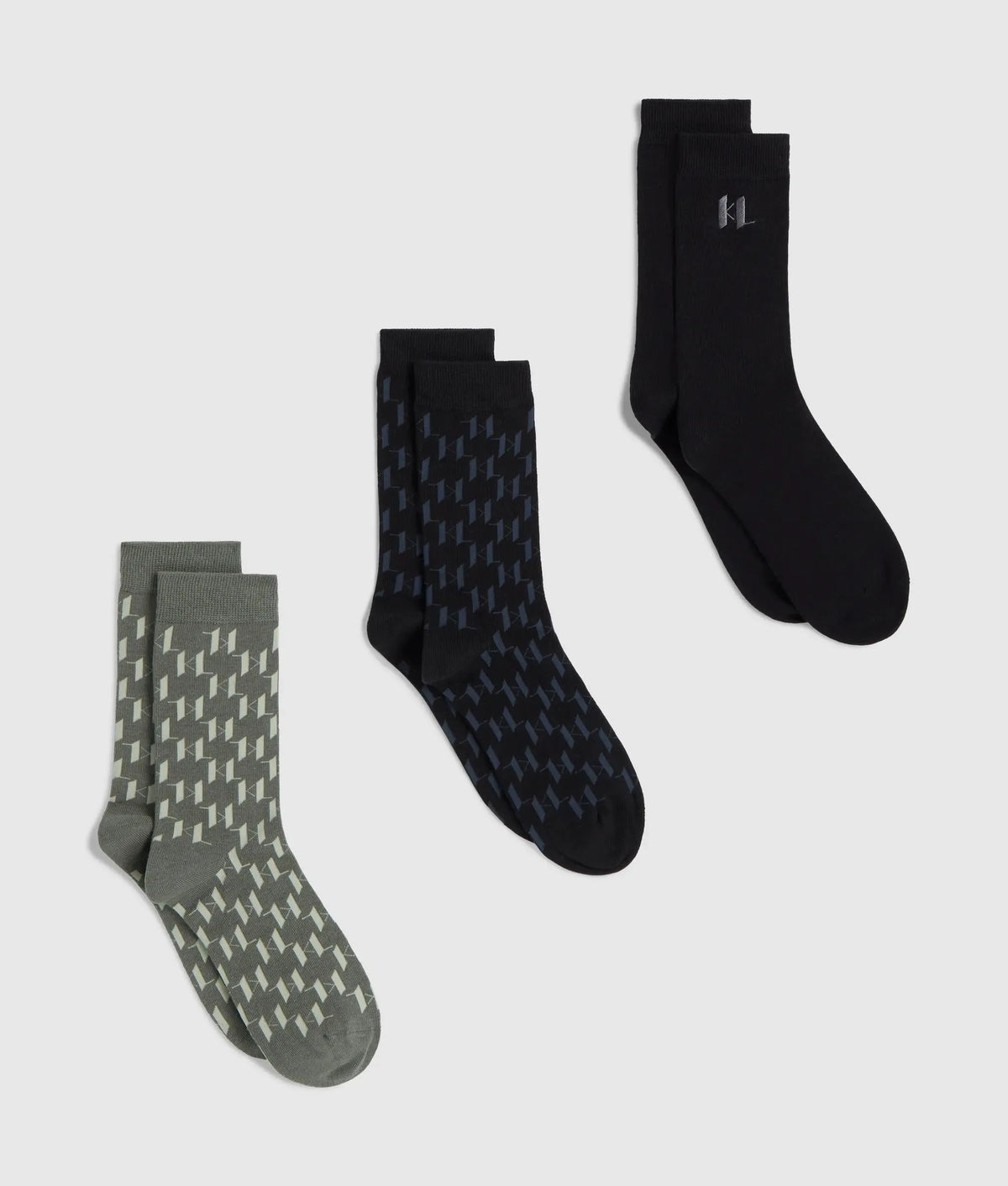 Monogram socks – 3-pack