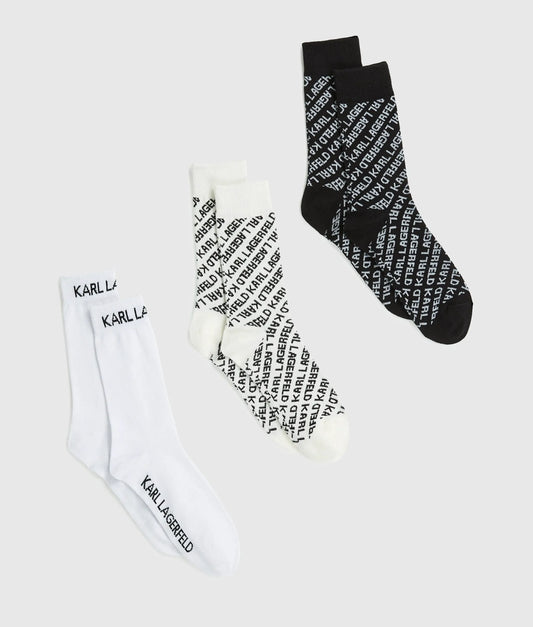 All-over logo socks – 3-pack