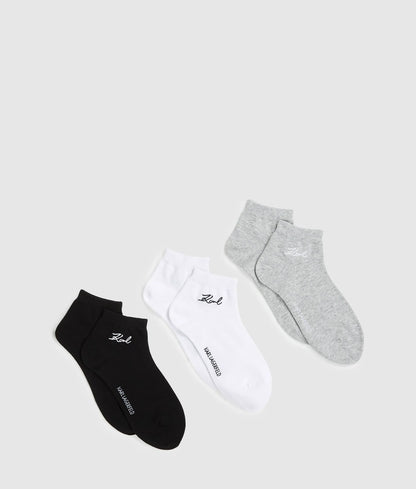 Signature short socks – 3-pack
