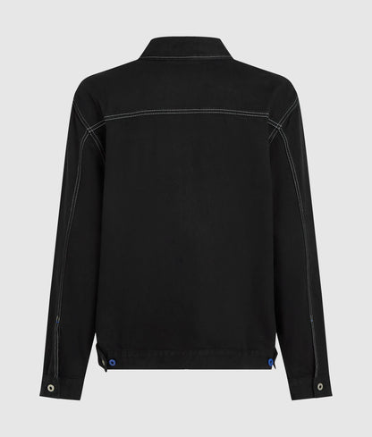 Contrast stitch jacket
