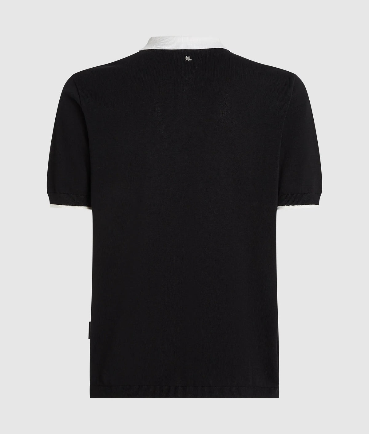 Contrast collar polo shirt
