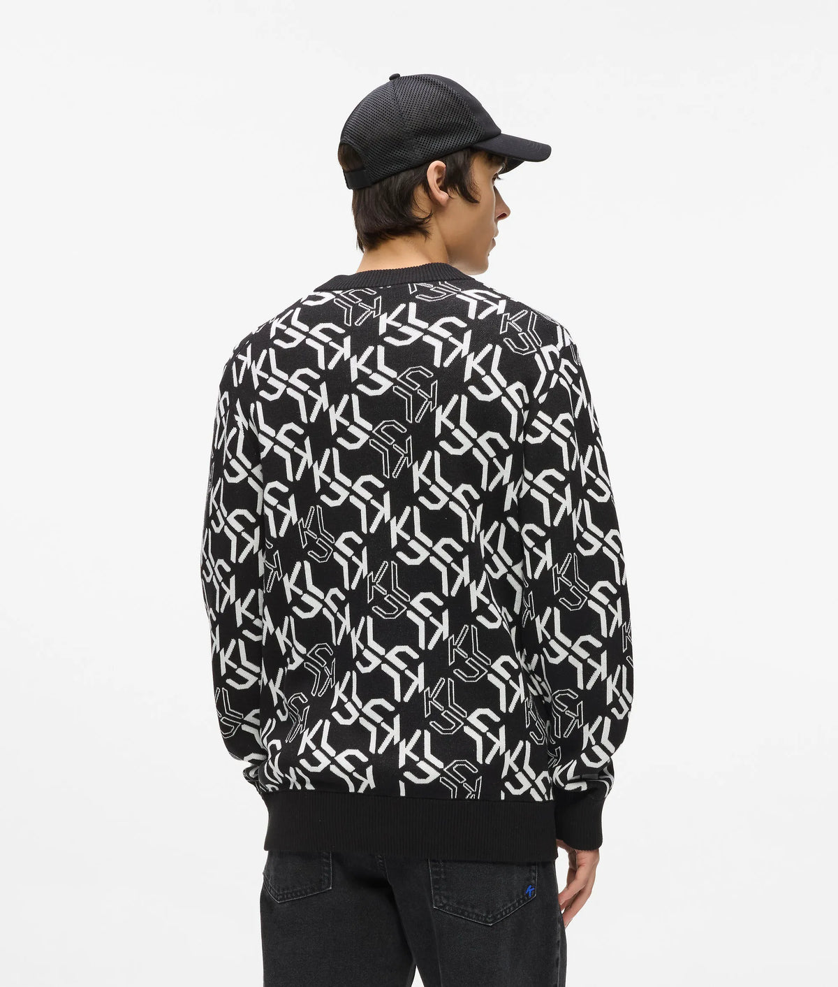 All-over Monogram sweater