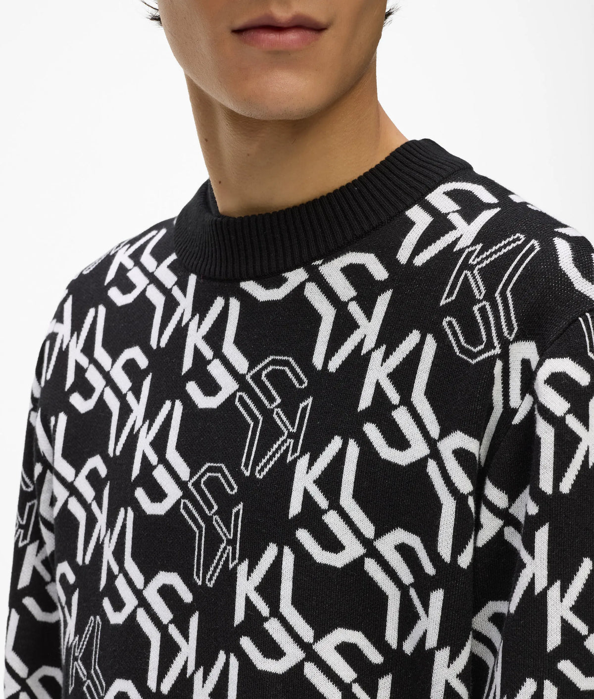 All-over Monogram sweater
