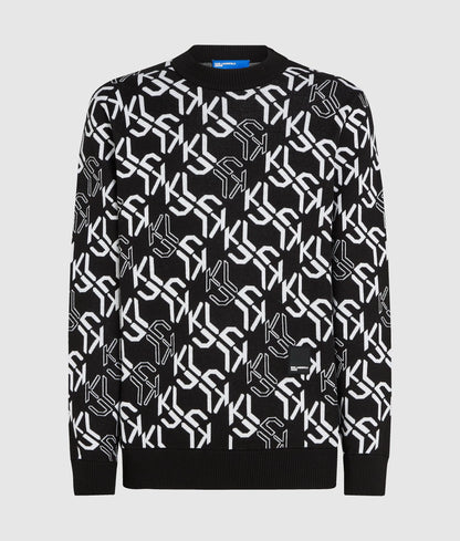All-over Monogram sweater