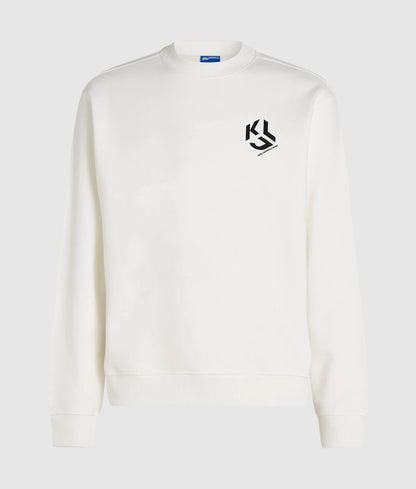 Monogram patch sweatshirt