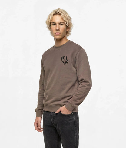 Monogram patch sweatshirt