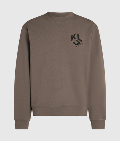 Monogram patch sweatshirt