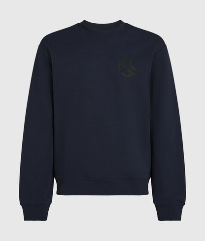 Monogram patch sweatshirt