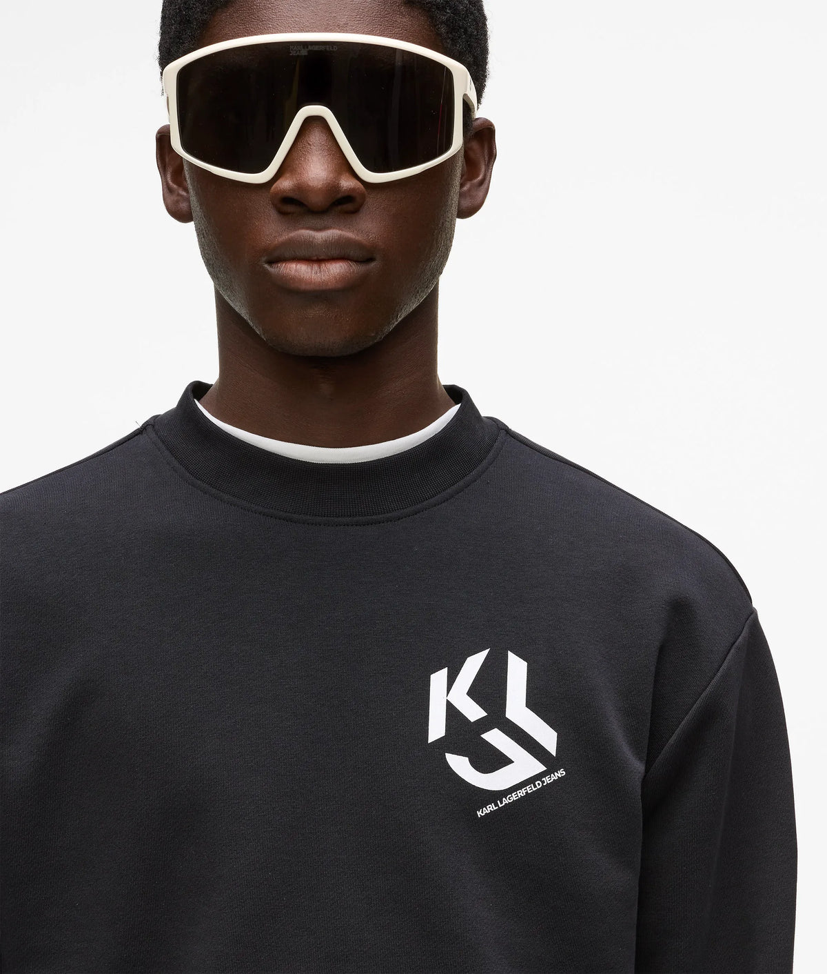 Monogram patch sweatshirt