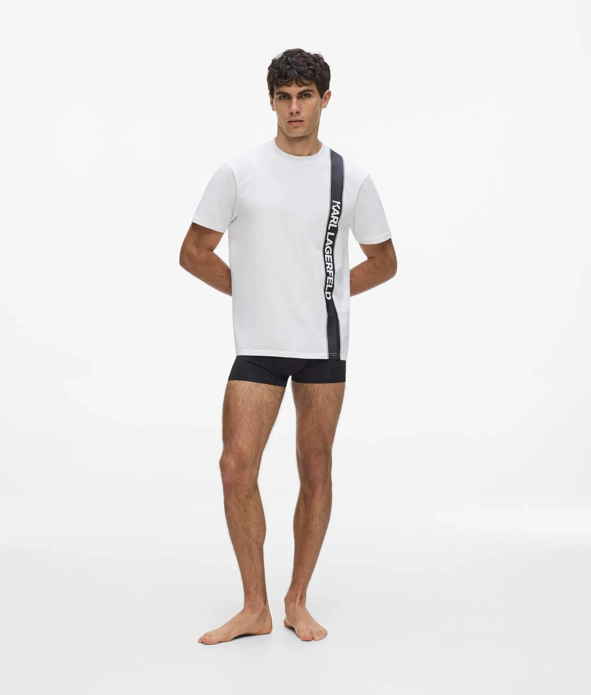 Vertical logo pajama T-shirt