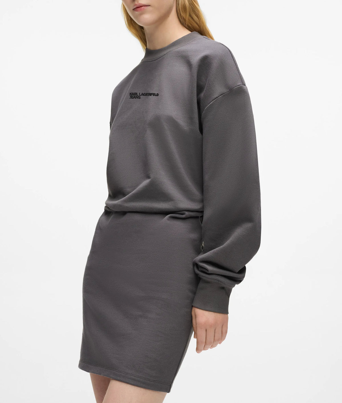 Blouson sweat dress