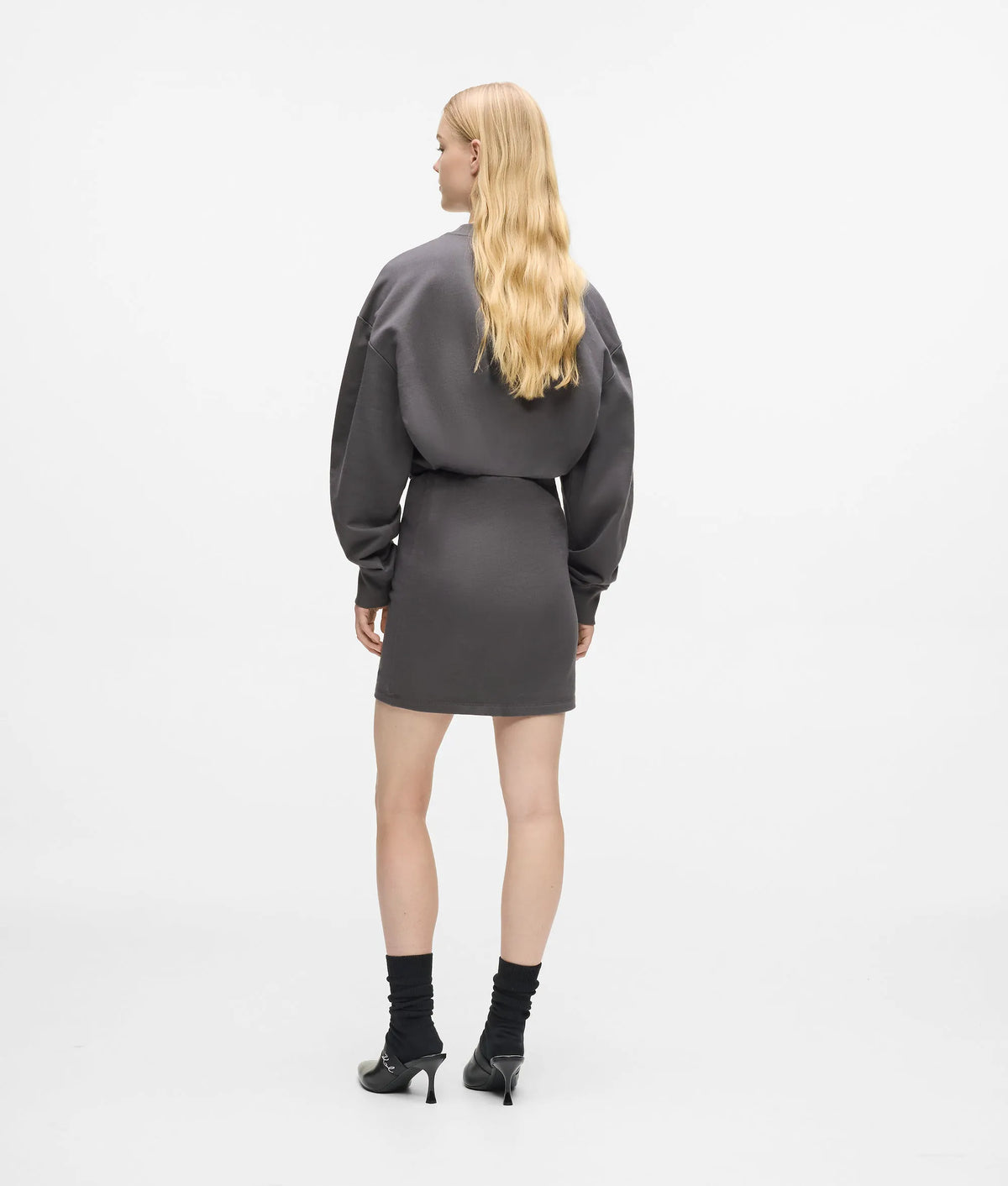 Blouson sweat dress