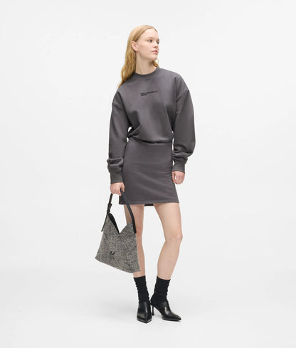 Blouson sweat dress