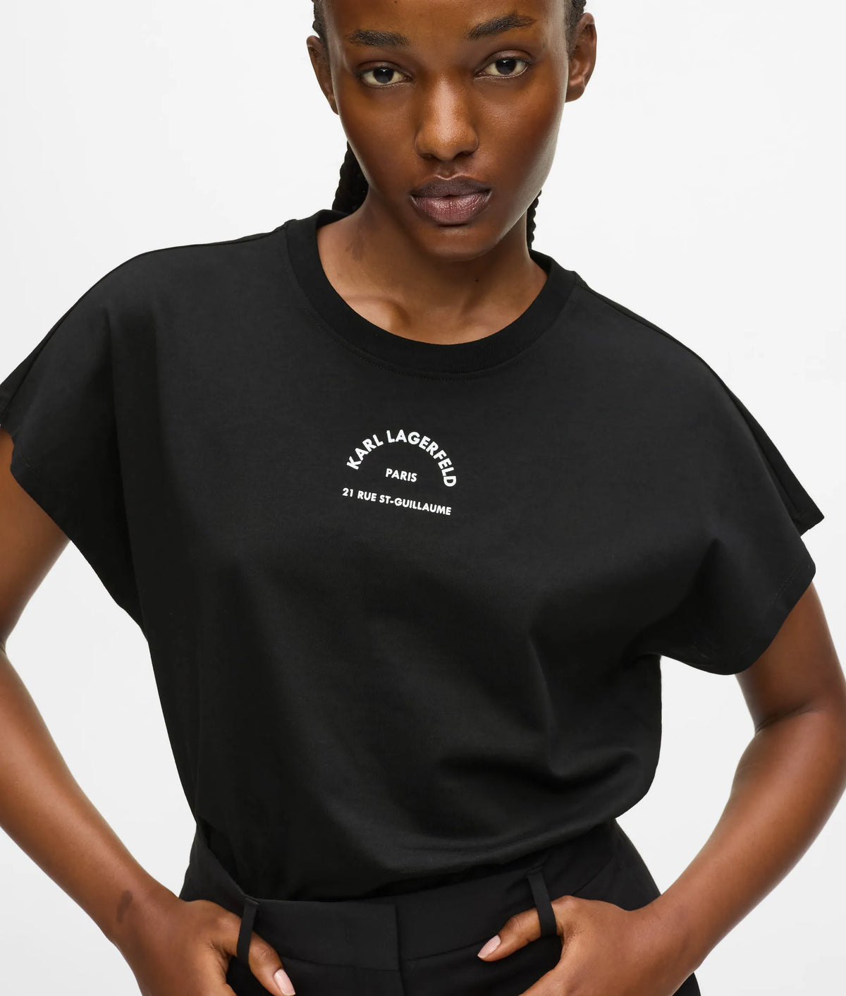 Relaxed Rue St-Guillaume glitter T-shirt