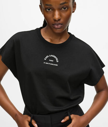 Relaxed Rue St-Guillaume glitter T-shirt