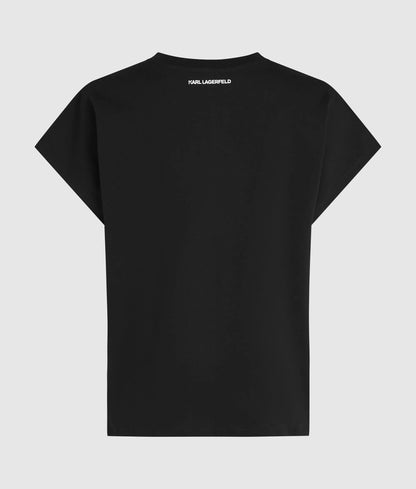 Relaxed Rue St-Guillaume glitter T-shirt