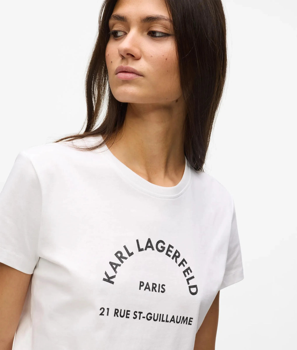 Slim-fit Rue St-Guillaume glitter T-shirt
