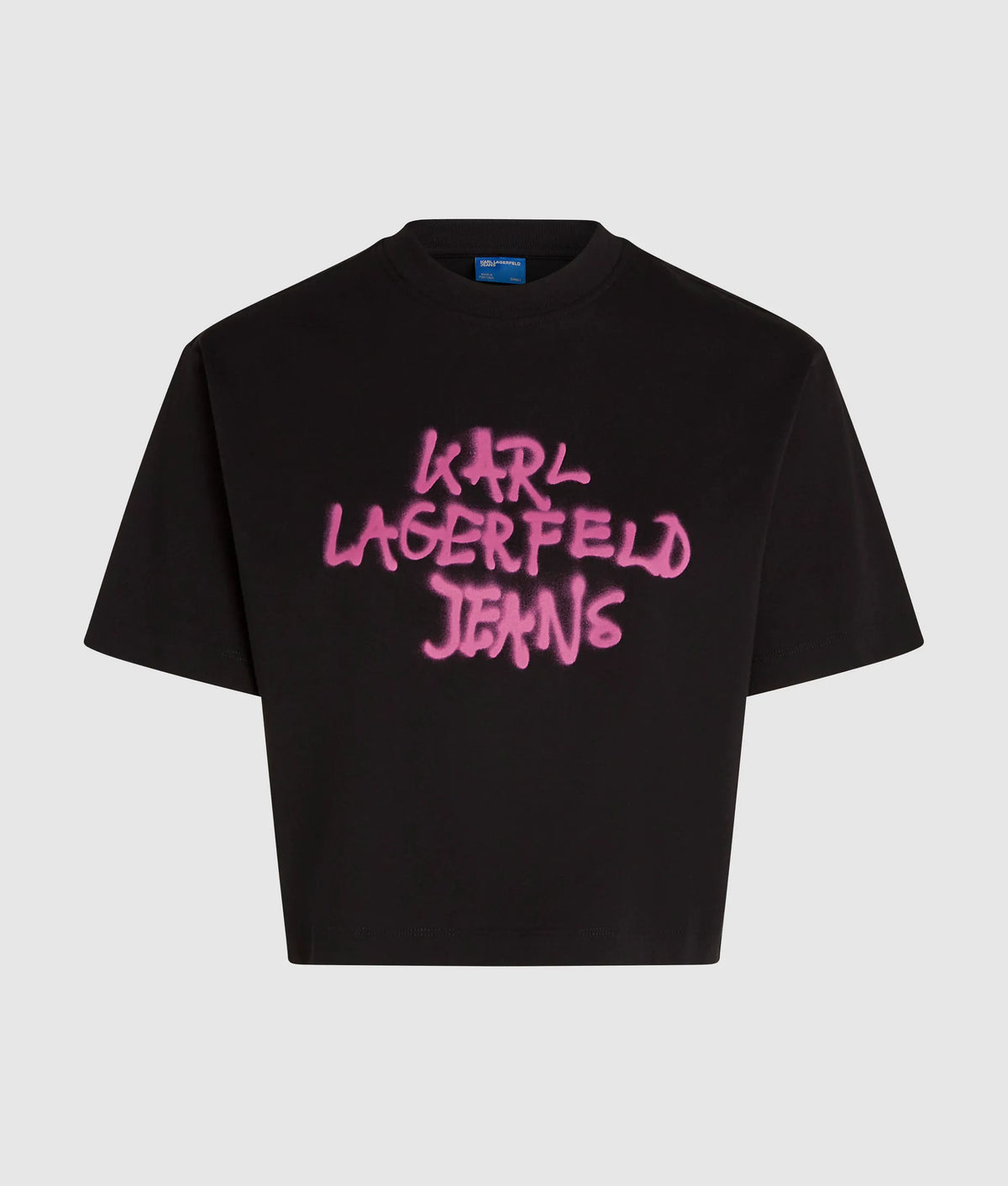Cropped graffiti T-shirt