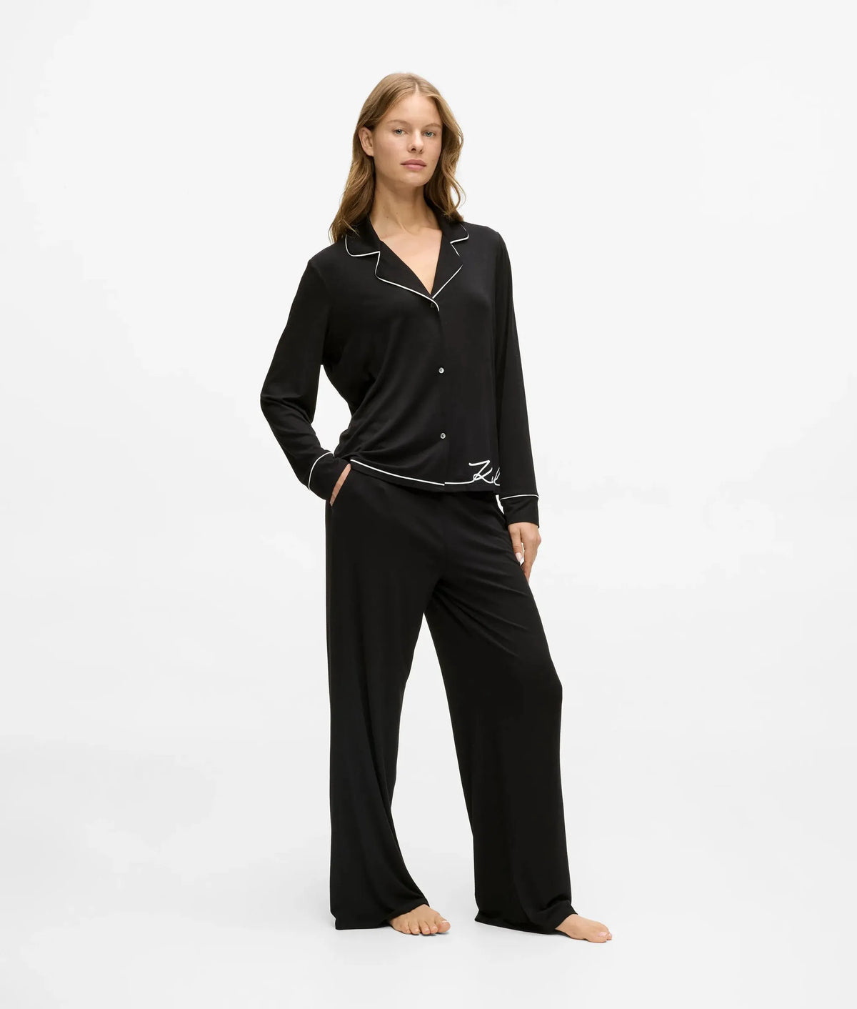 Signature long pajama set