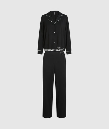 Signature long pajama set