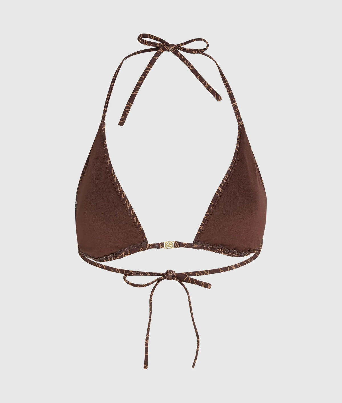 Autograph triangle bikini top
