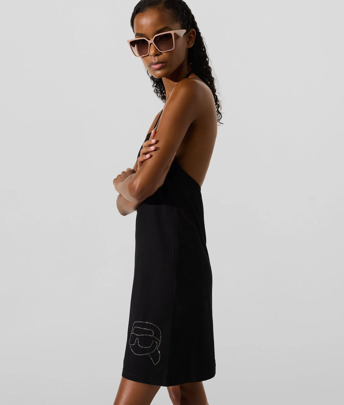 Ikon rhinestone beach dress