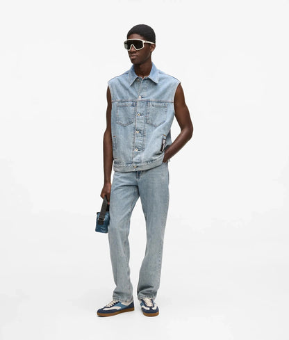 Relaxed denim vest