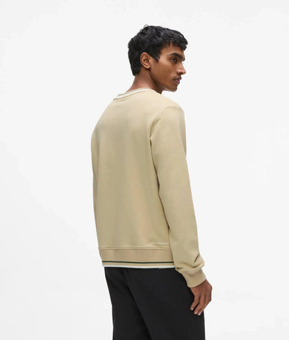 Ikon stripe detail sweatshirt