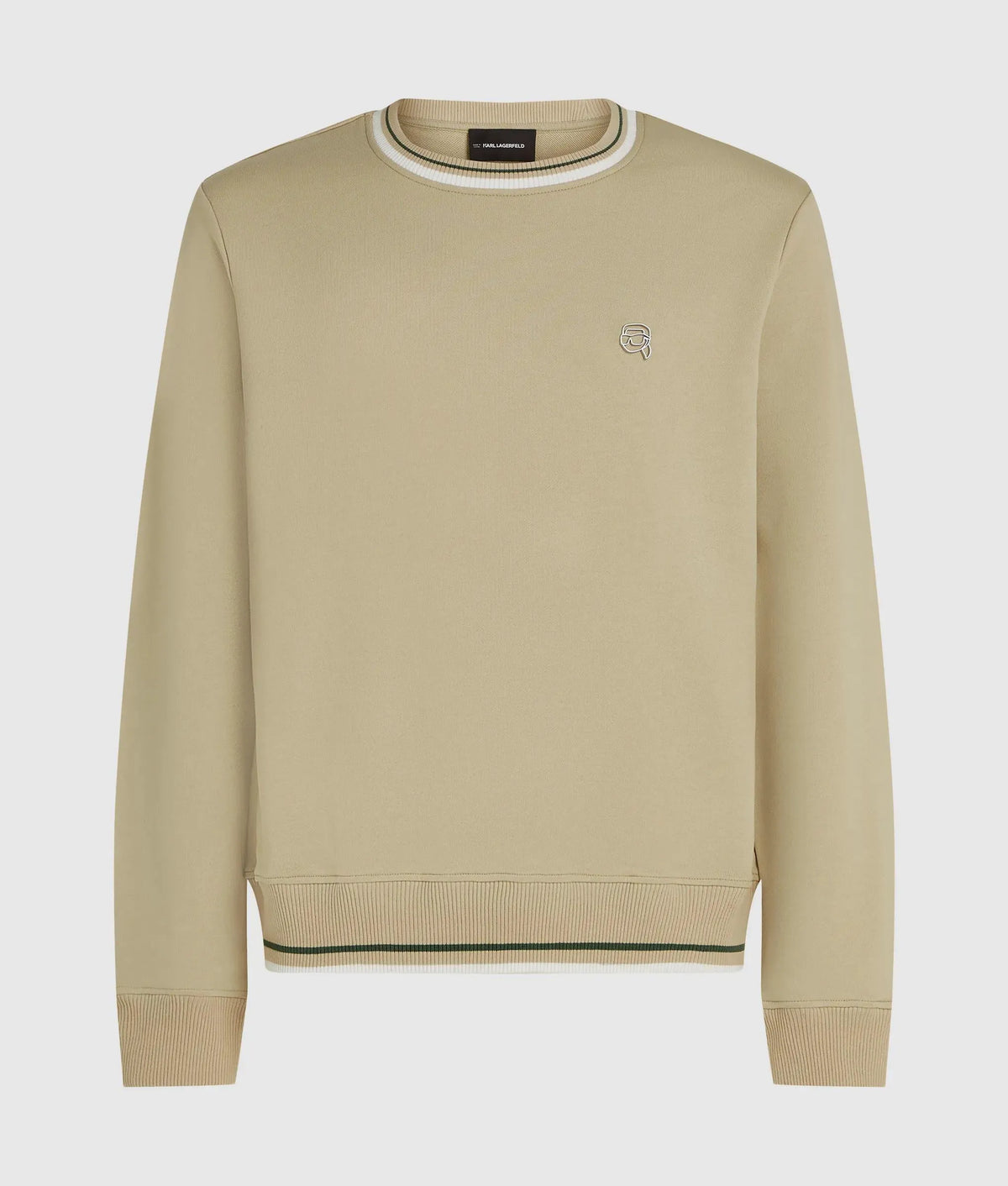 Ikon stripe detail sweatshirt