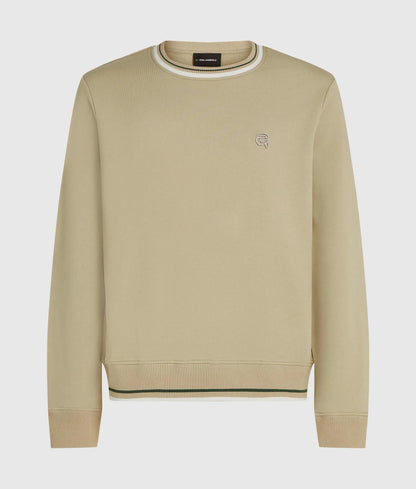 Ikon stripe detail sweatshirt