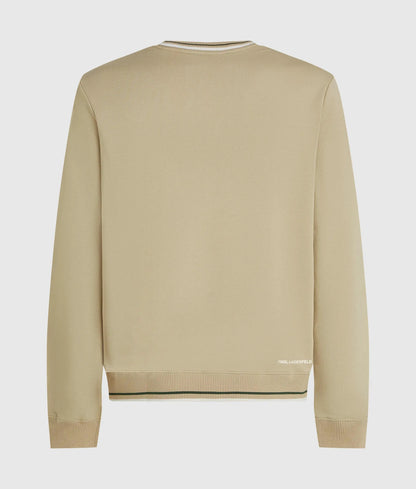 Ikon stripe detail sweatshirt