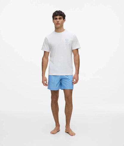 Striped shorts pajama set