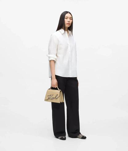 Classic relaxed poplin shirt