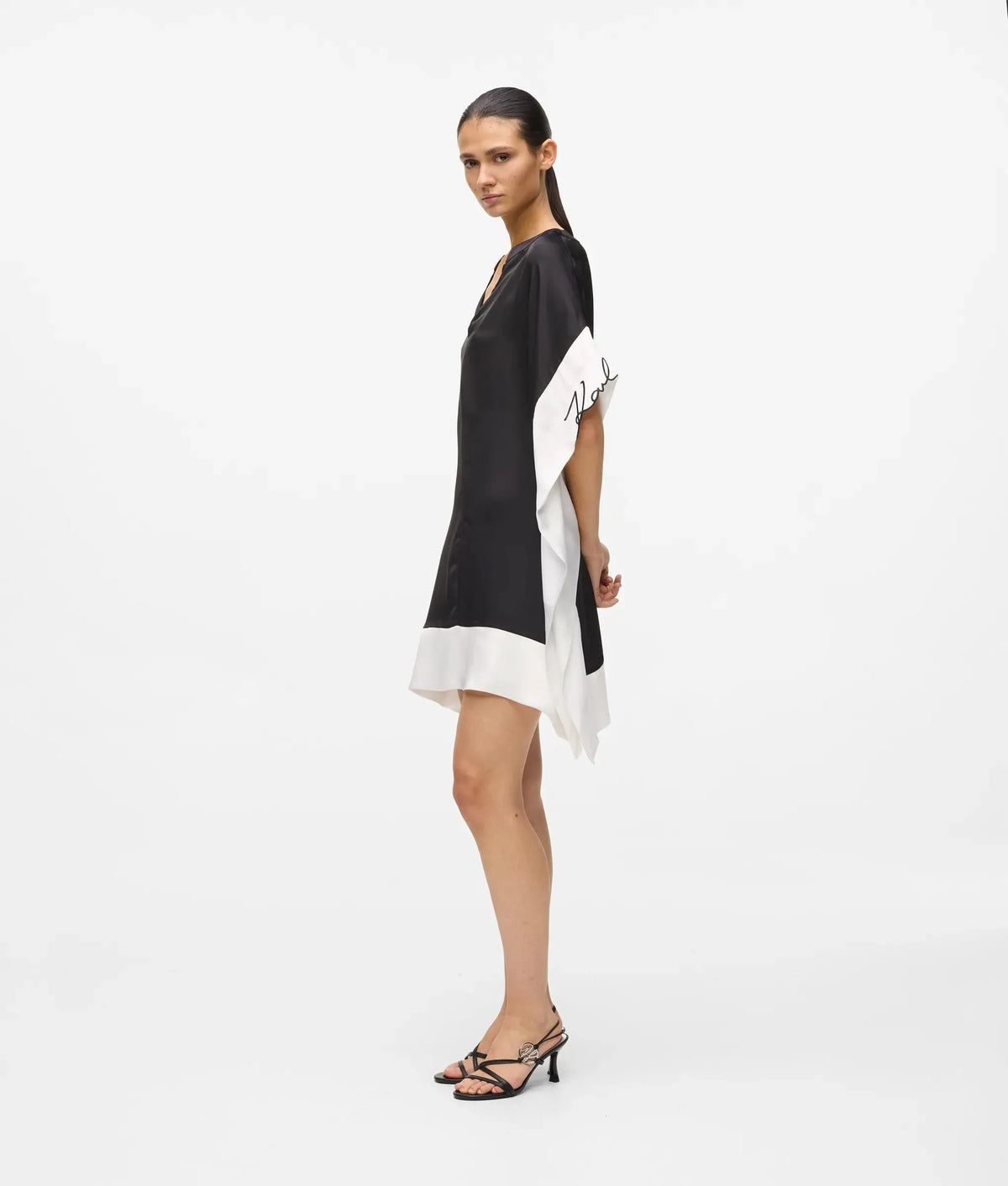 Signature wide sleeve dress