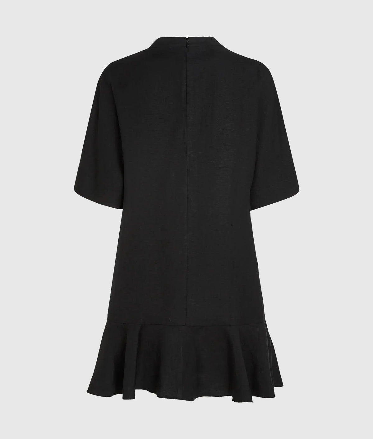 Linen blend shift dress