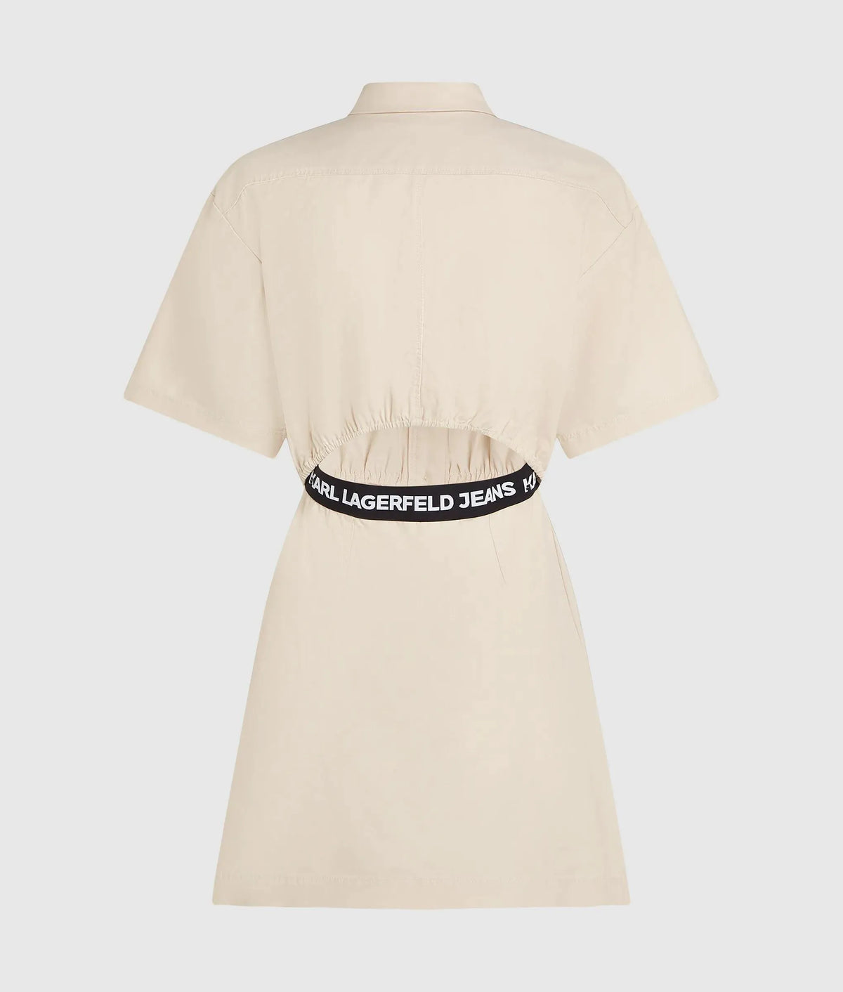 Short-sleeved utility dress