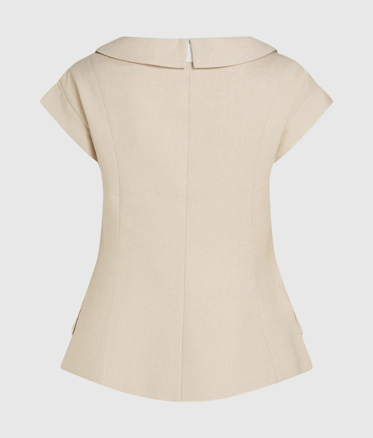 Cap-sleeved blazer