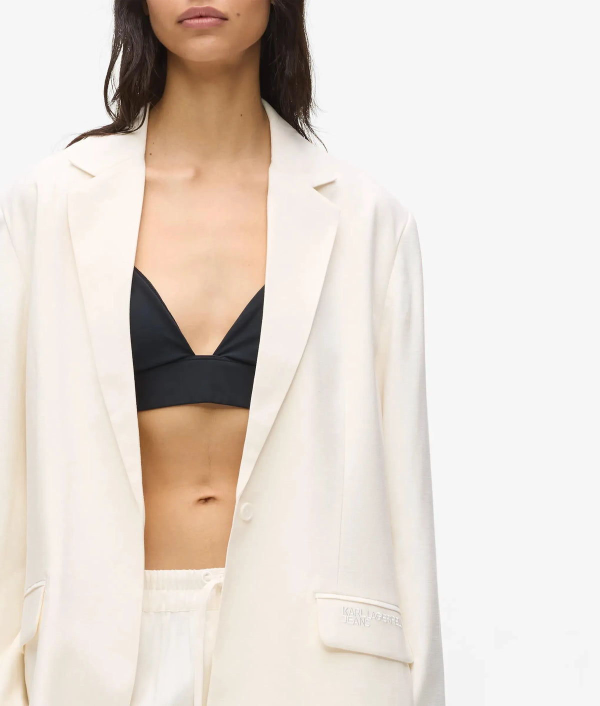 Tie waist blazer
