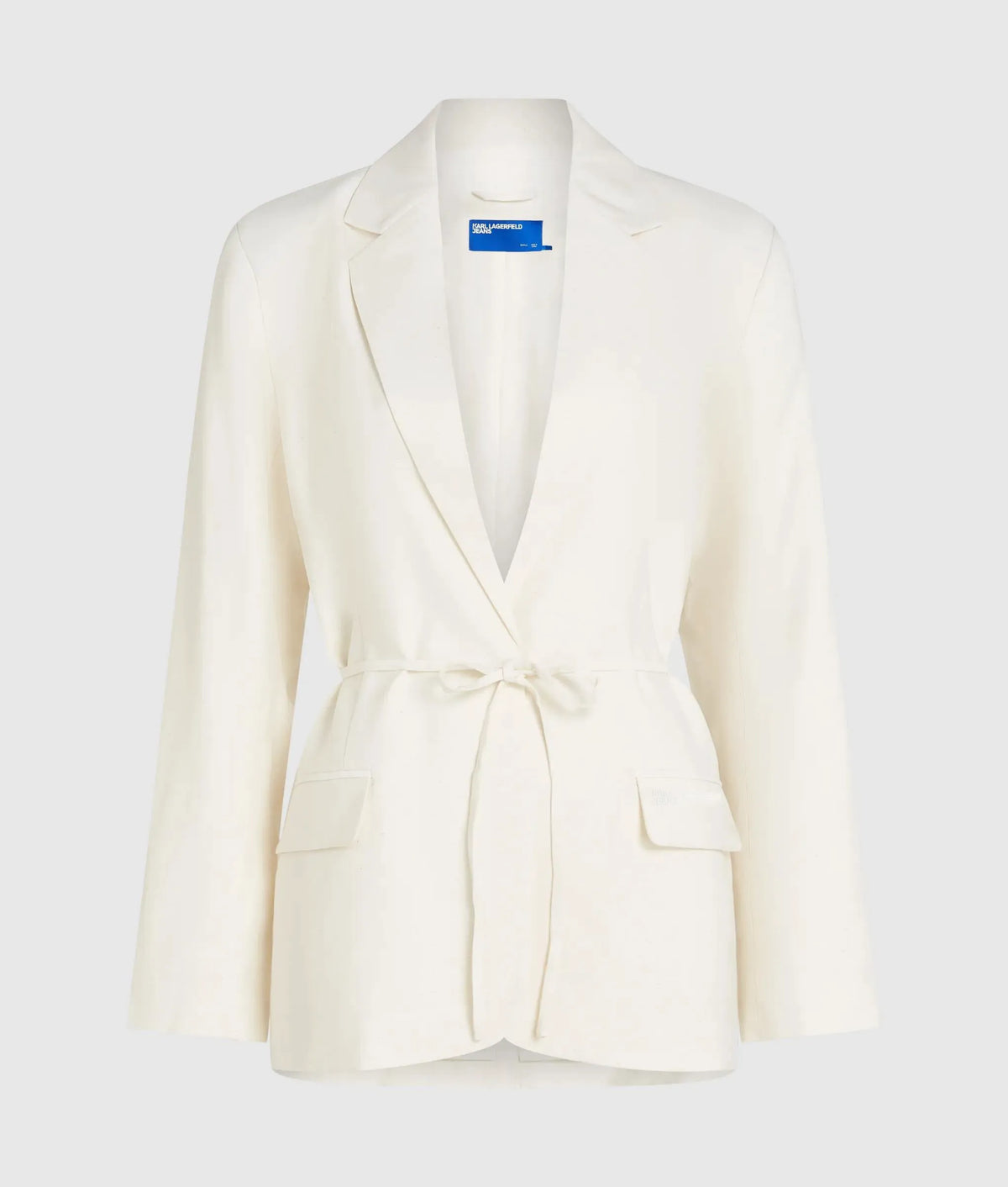 Tie waist blazer