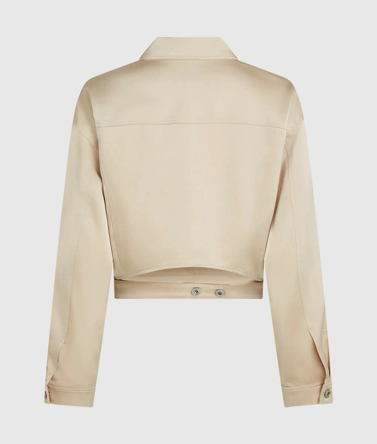 Satin cut-out jacket