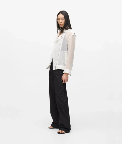 Organza biker jacket